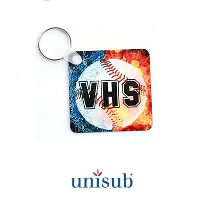 Unisub Sublimation Blank Aluminum Key Tag - 2.25