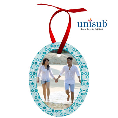Unisub Sublimation Blank Aluminum Ornament - 2.375