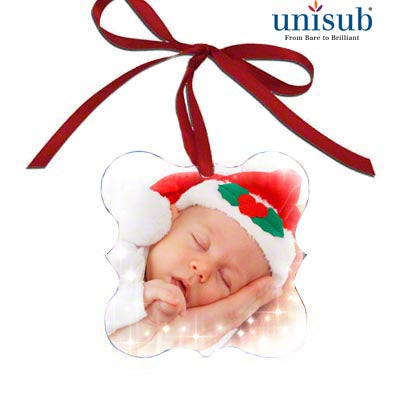 Unisub Sublimation Blank Aluminum Ornament - 3
