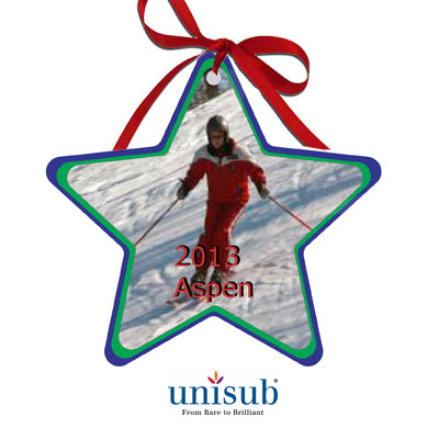 Unisub Sublimation Blank Aluminum Ornament - 3.81