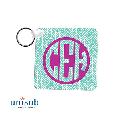 Unisub Sublimation Blank Aluminum Key Tag - 2.25