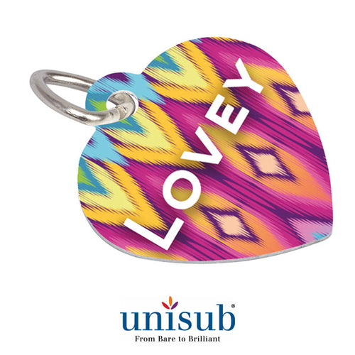 Unisub Sublimation Blank Aluminum Pet Tag - 1.38