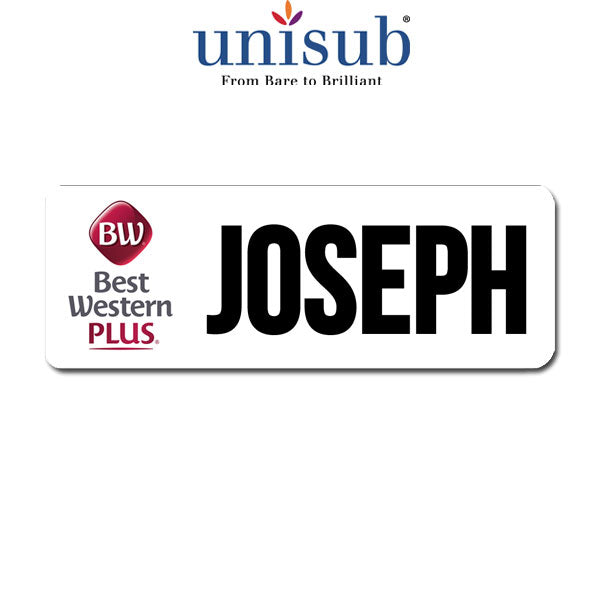 Unisub Sublimation Blank Name Badge - 1.25
