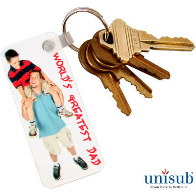 Unisub Sublimation Blank FRP Key Tag - 1.25