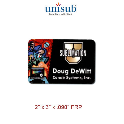 Unisub Sublimation Blank Name Badge - 2