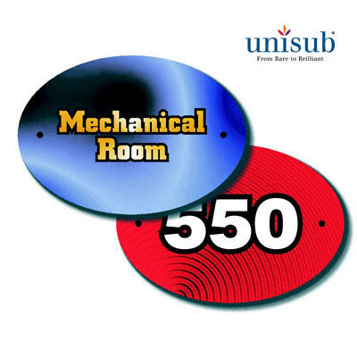 FRP Gloss Oval Door Plate