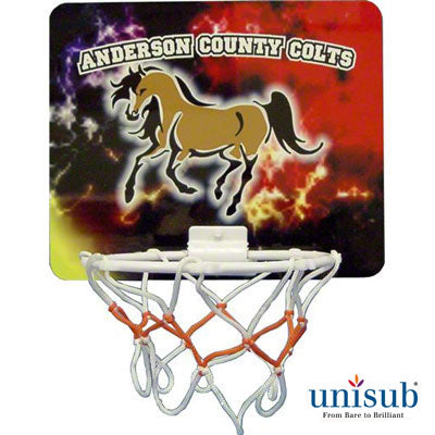 Unisub Sublimation Blank Hardboard Mini Basketball Goal - 7