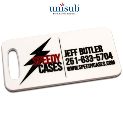 Unisub Sublimation Blank FRP Bag Tag - 1.75