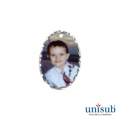 Unisub Sublimation Blank Jewelry Charm - .875
