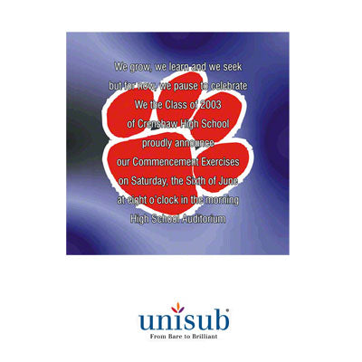 Unisub Sublimation Blank Hardboard Tile - 6