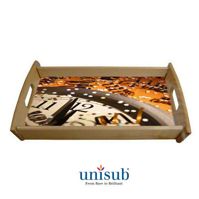 Unisub Sublimation Blank Wood Serving Tray Kit - 10