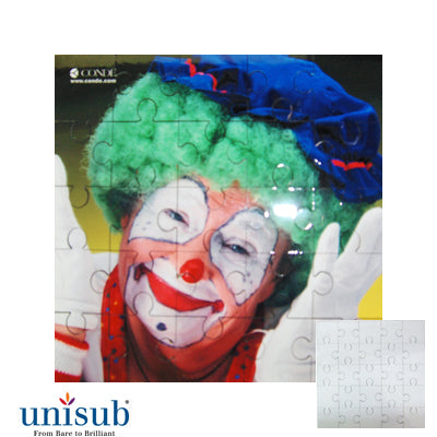 Unisub Sublimation Blank Hardboard Puzzle - 6.7