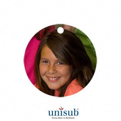 Unisub Sublimation Blank Jewelry Charm - .75