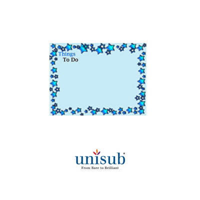 Unisub Sublimation Blank Steel Dry Erase Board - 8