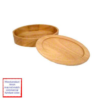 DyeTrans Sublimation Blank Maple Finish Wood Keepsake Box - Oval